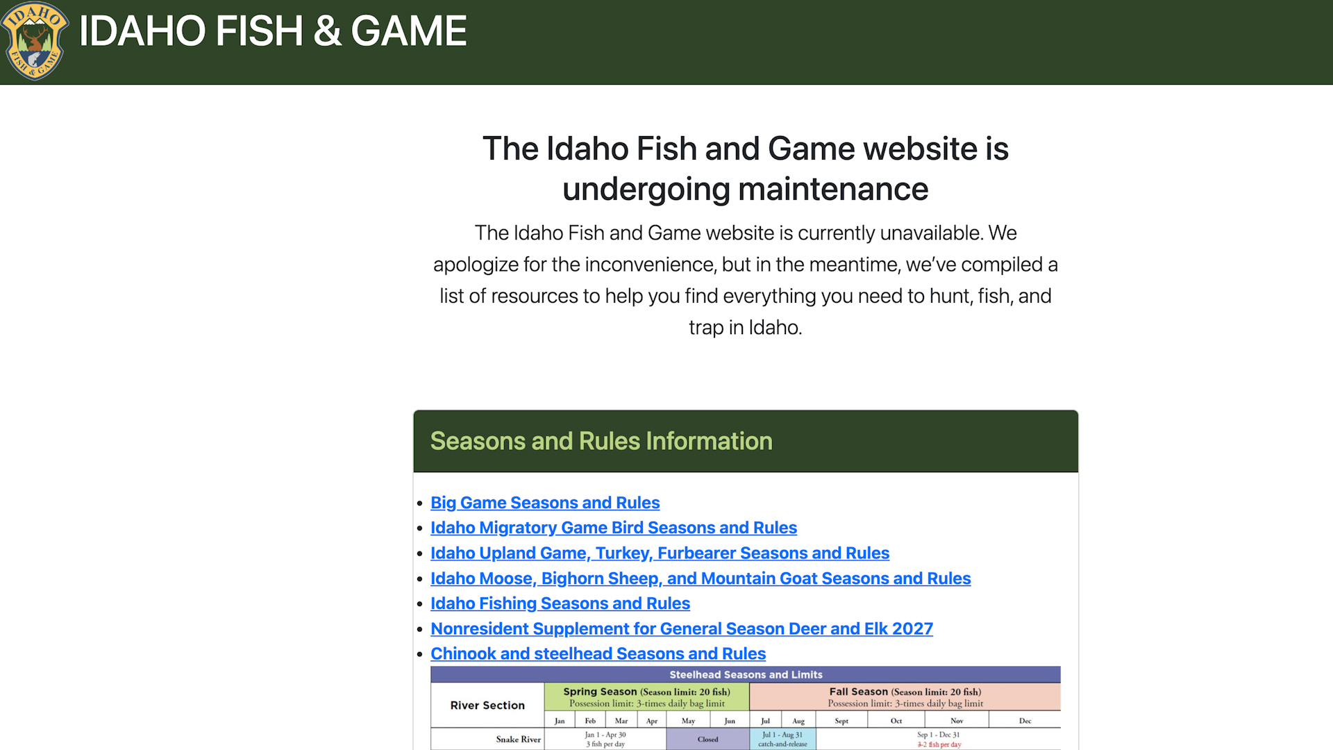 IDFG Limits Website Functions Amid PHP2Shell Alert - LocalNews8.com