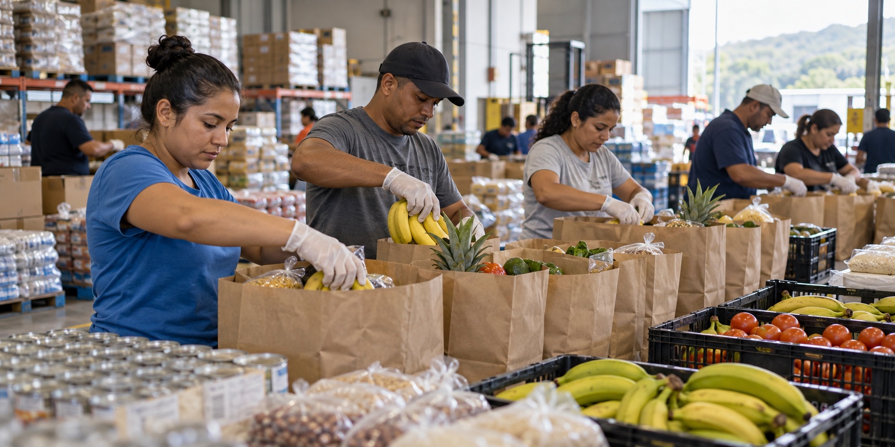 IMA Prepares More Than 6,000 Food Bags for Earthquake Response