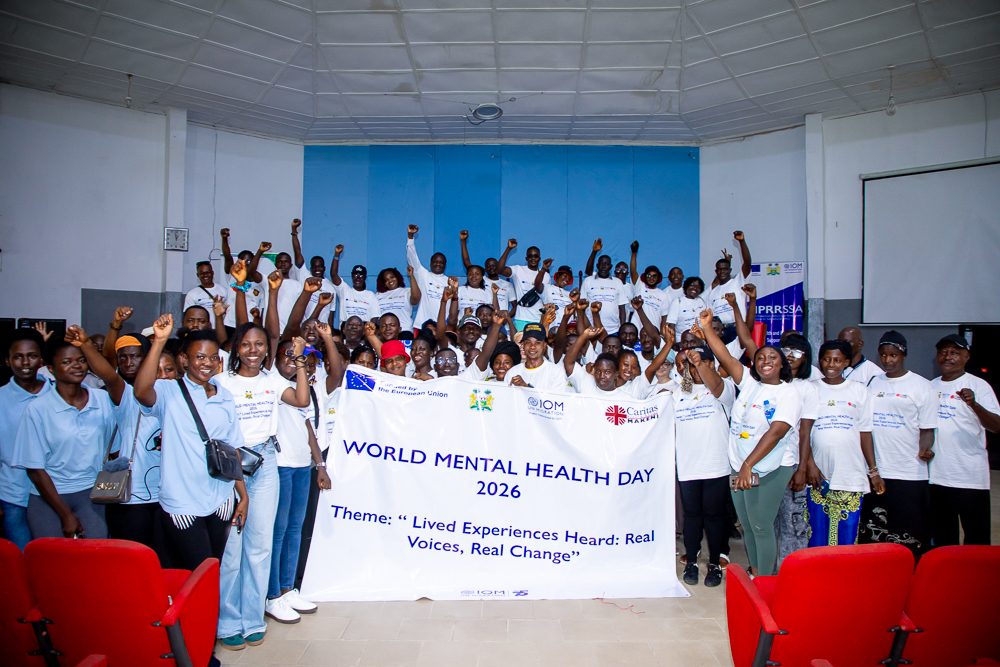 IOM, Partners Commemorate World Mental Health Day in Makeni, Call for Sustained Support