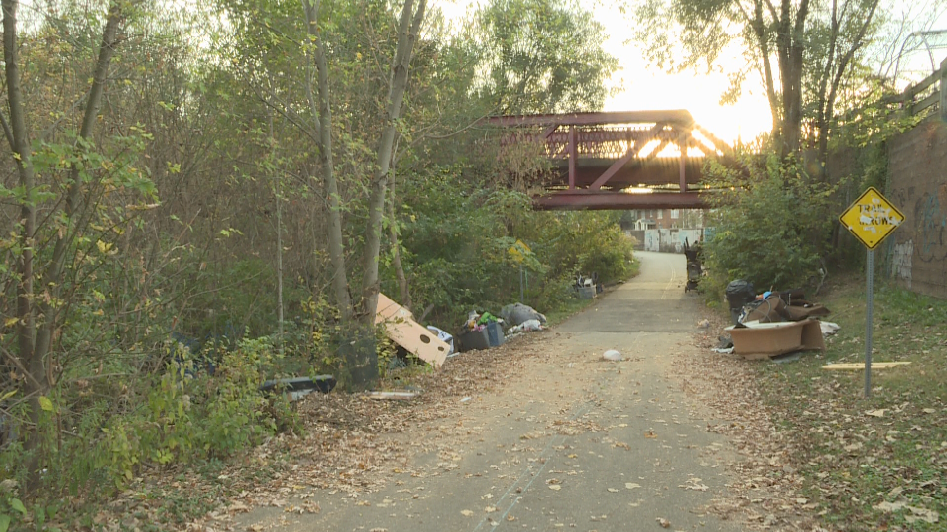 Indianapolis to clean up homeless camp under Monon Trail bridge