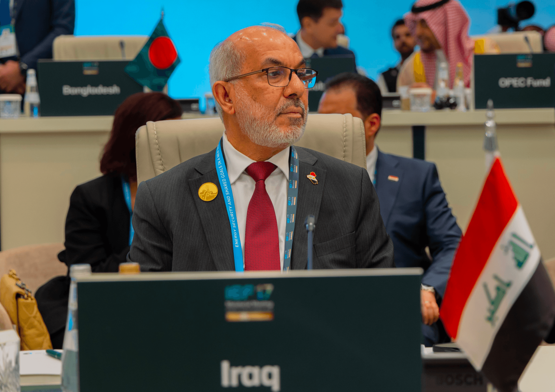 Iraq's Oil Minister joins OPEC+ and global energy talks in Riyadh