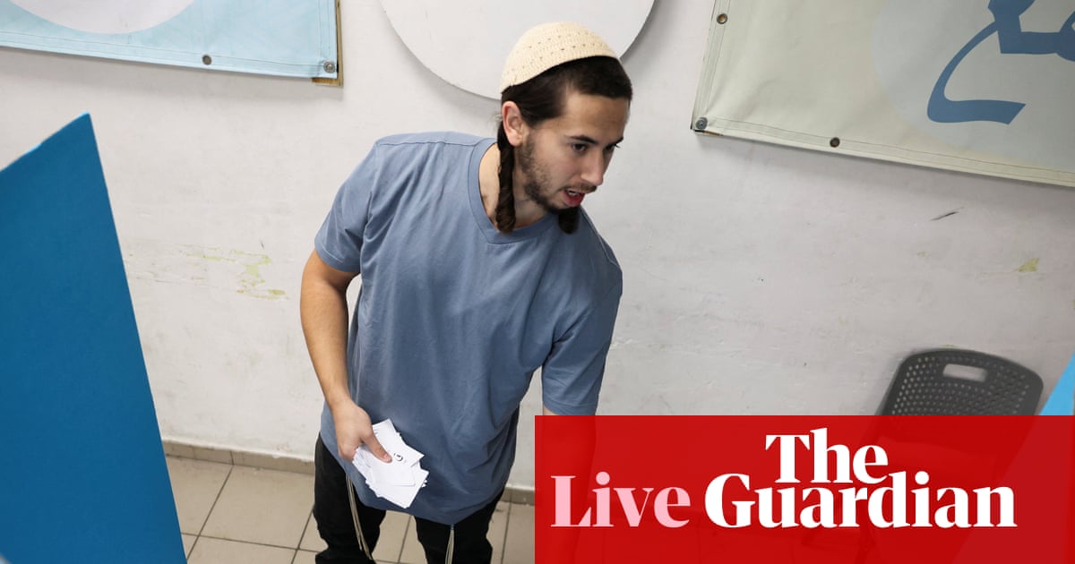 Israel election live: polls open in most consequential vote in country’s history | Israel