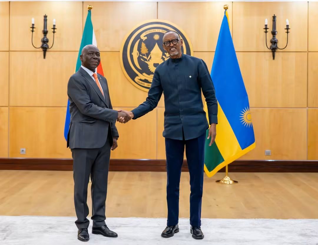 Kagame Recieves New South African Envoy To Rwanda