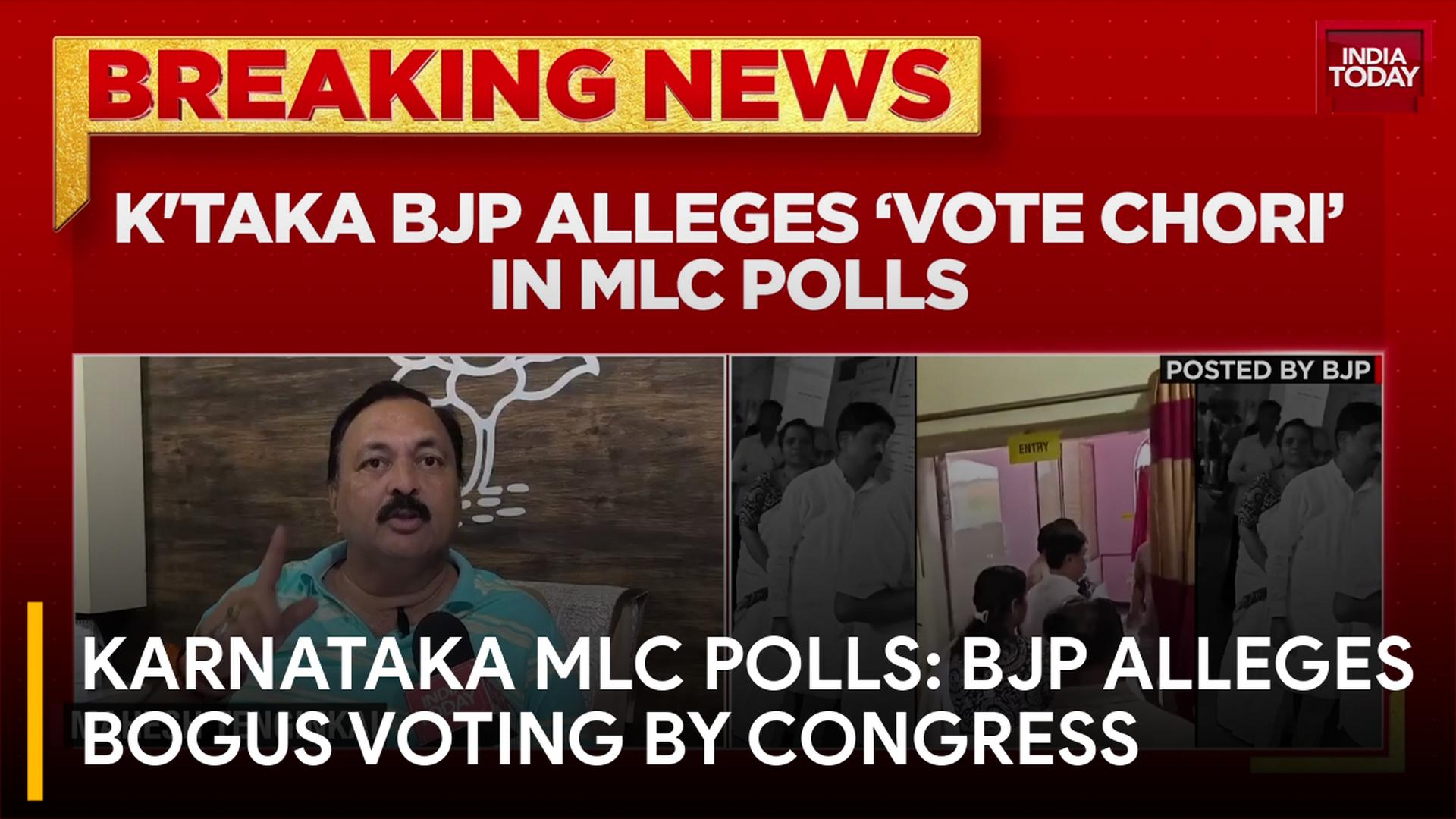 Karnataka MLC Polls: BJP Alleges Fake Voting By Congress In Haveri, Grand Old Party Hits Back