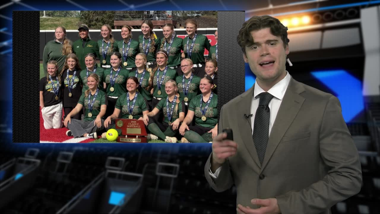 Kearney Catholic softball claims 2026 Class C state title