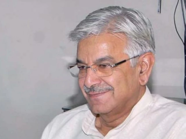 defence minister khawaja asif photo app file