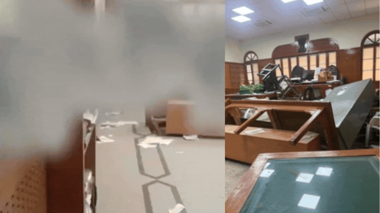Lawyers vandalise Allahabad high court judge's courtroom amid row over his conduct | Prayagraj News