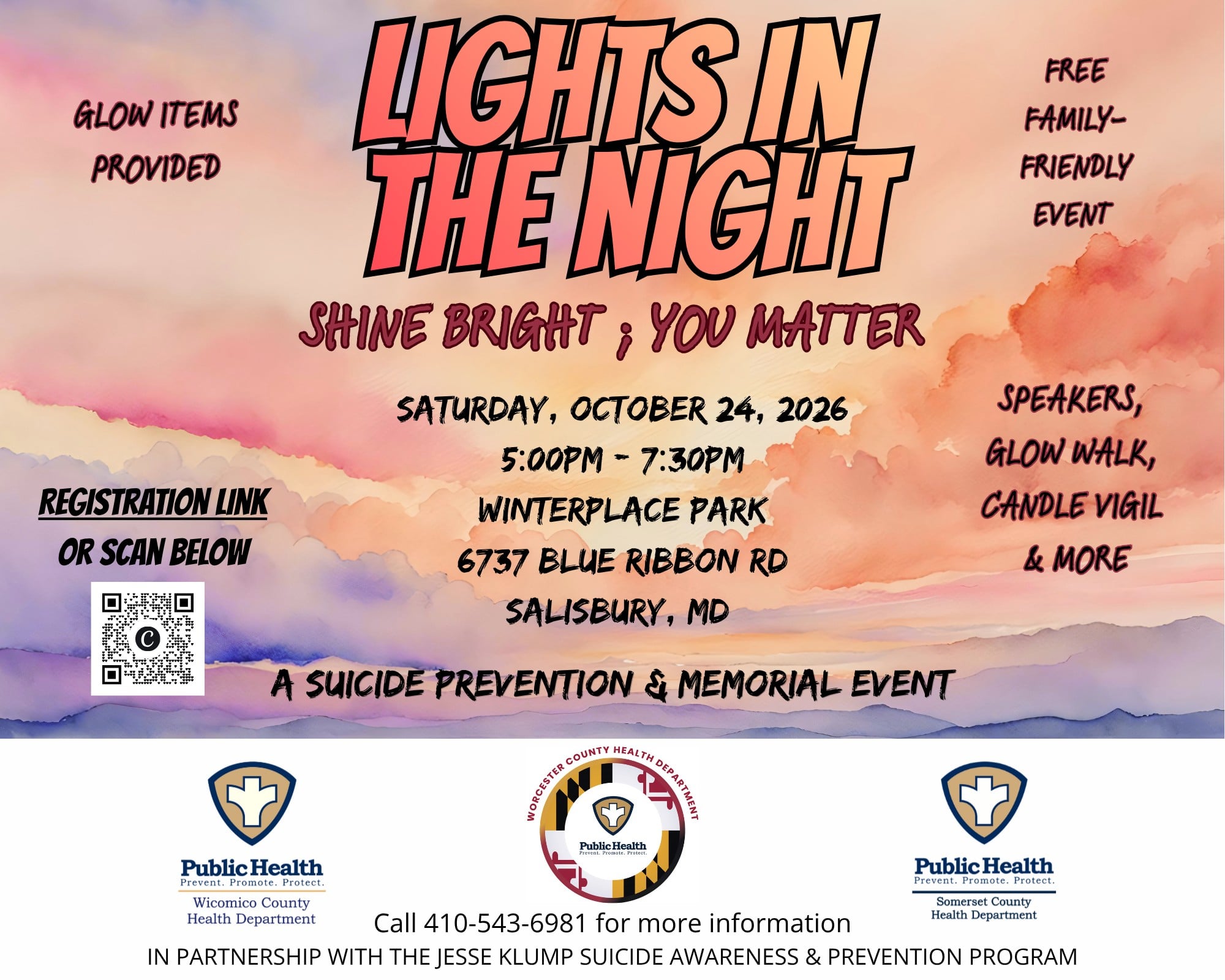 Light In The Night Memorial Service and Walk
