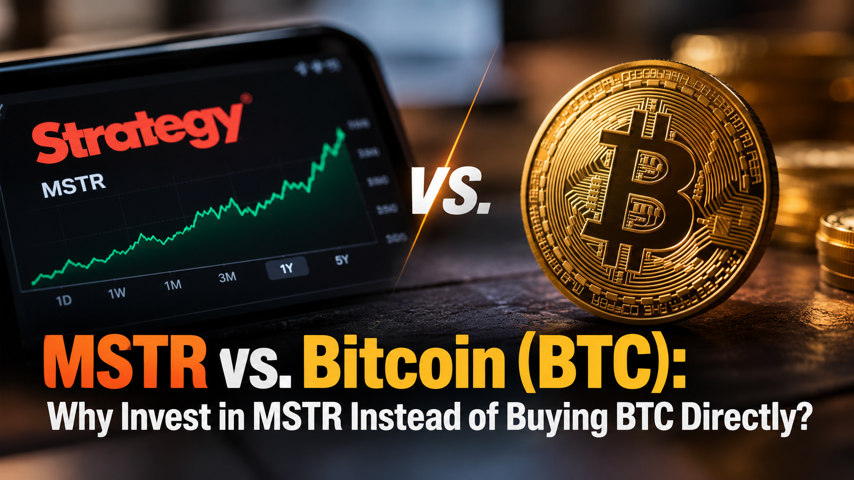 MSTR vs. Bitcoin (BTC): Why Would Investors Choose MSTR Instead of Buying BTC Directly?