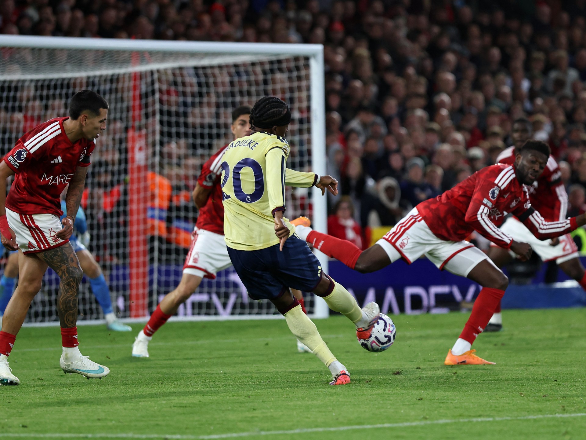 Madueke scores only goal as below-par Arsenal beat Nottingham Forest | Football