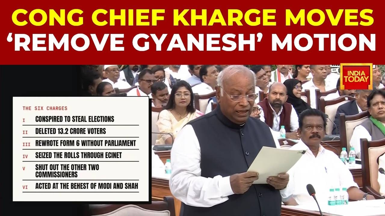 Mallikarjun Kharge: 'This Is A Criminal Act And An Act Of Treason'