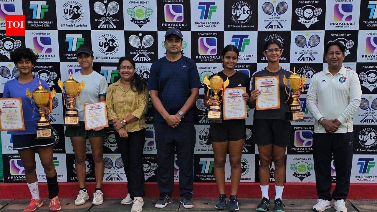 Manchanda-Pandey, Raghuvanshi-Singh win doubles titles at Prayagraj AITA tennis | Prayagraj News
