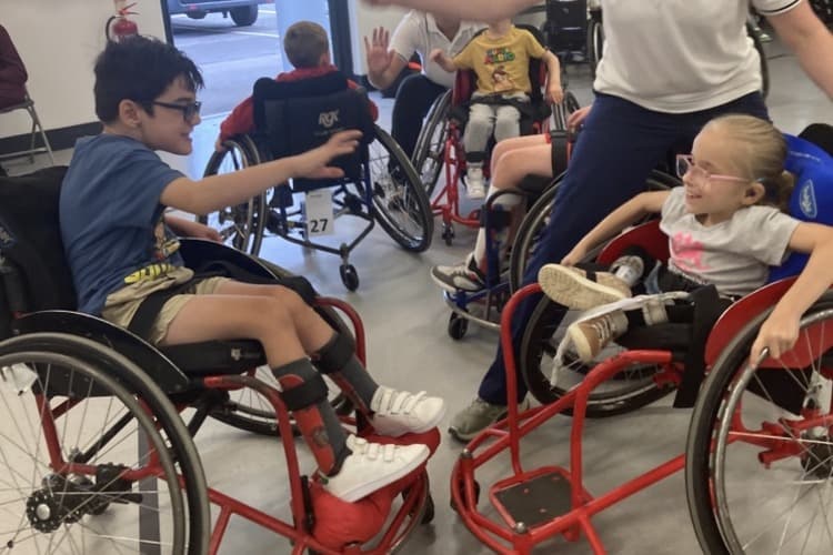Mansfield basketball session brings children with disabilities together