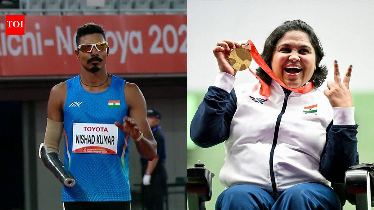Meet India's flag-bearers at closing ceremony: Asian Para Games double gold medallists Mona Agarwal and Nishad Kumar | Asian Para Games 2026 News