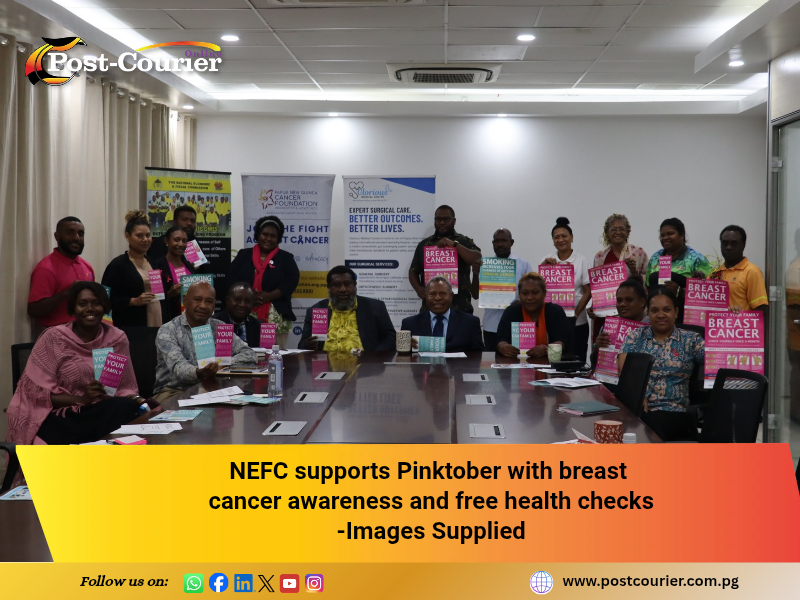 NEFC supports Pinktober with breast cancer awareness and free health checks