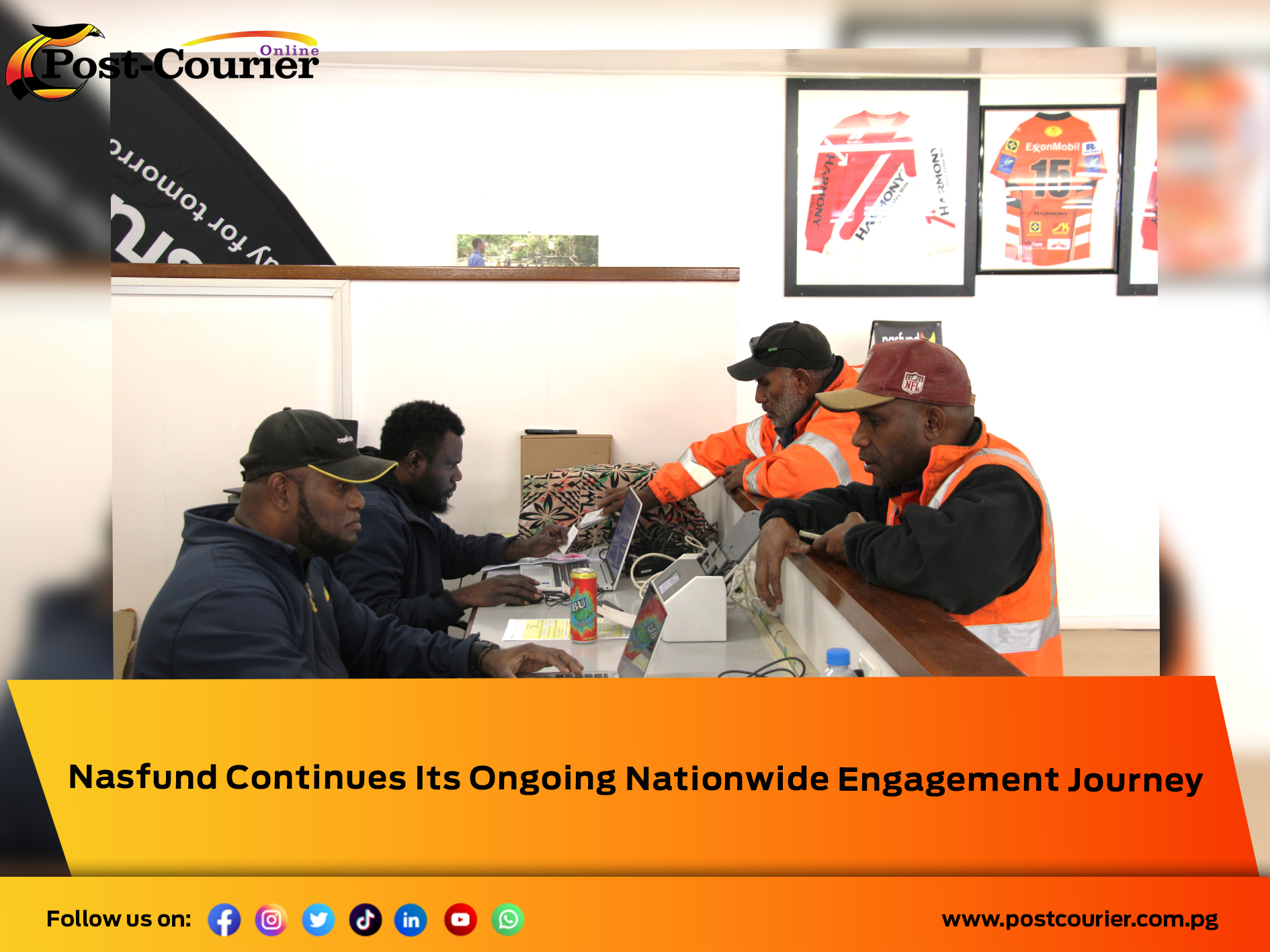 Nasfund continues its ongoing Nationwide engagement journey, strengthening partnership with Harmony Gold Mining Company Limited
