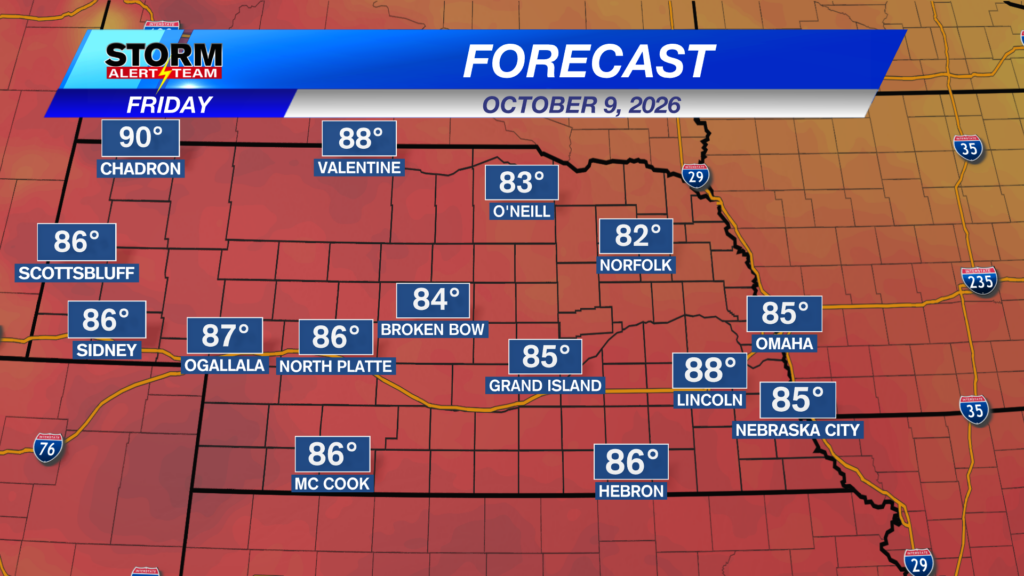 State Forecast Highs Tomorrow