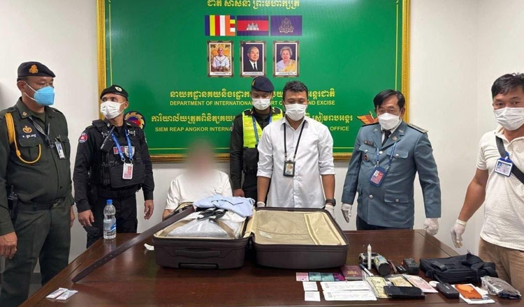 Nearly 6kg of heroin seized at Siem Reap Angkor International Airport