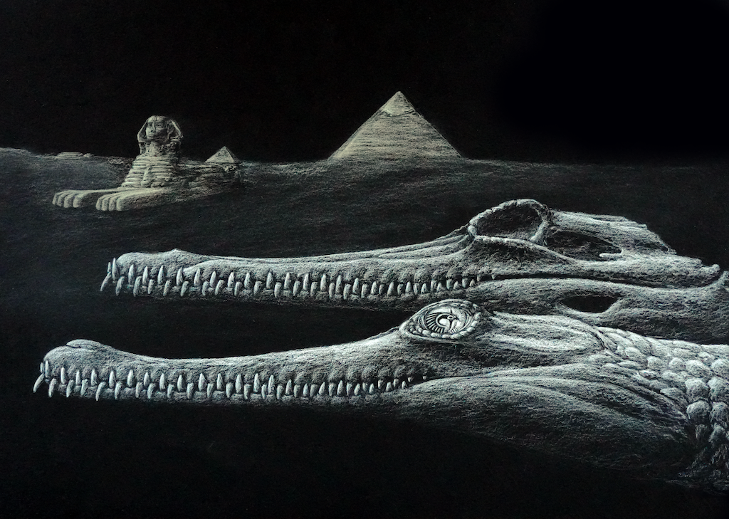 New crocodile species found fossilized in stone used to build Egypt’s Great Sphinx