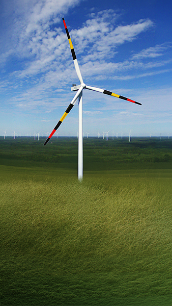 Painted turbines can save millions of birds