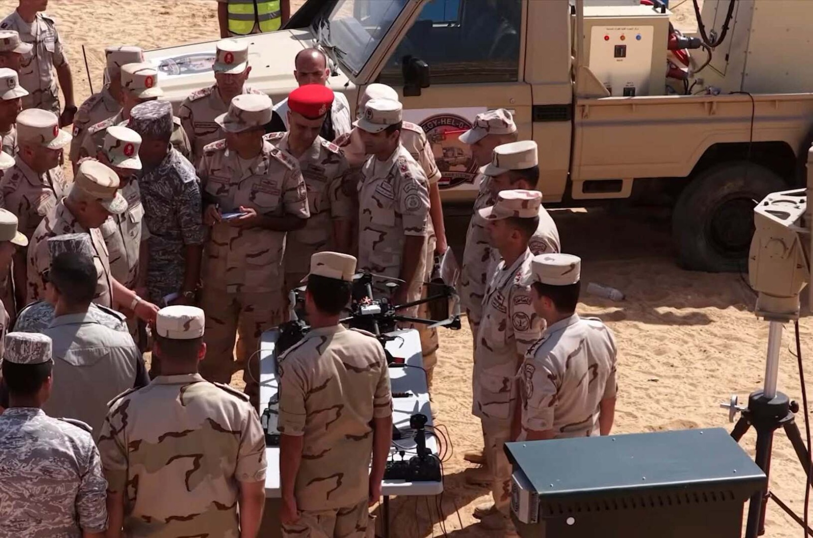Photos: Egypt's army unveils new weapon against drones