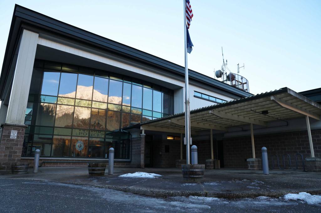 The Juneau Police Department station in Lemon Creek. Members of the Southeast Alaska Cities Against Drugs task force have made two arrests and a significant narcotics seizure following a narcotics trafficking investigation in Juneau. (Juneau Empire file photo)