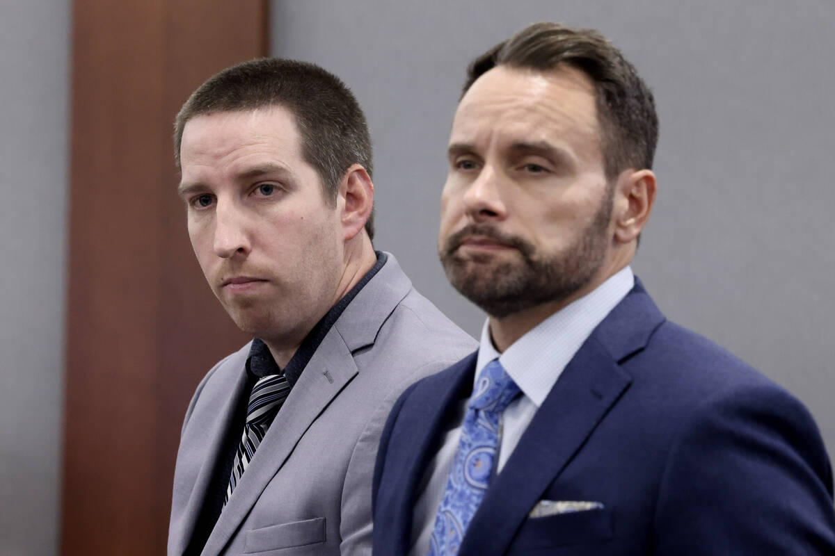 Mitchell Fairbarn, left, who is accused of stealing a flamingo from its casino enclosure and ab ...