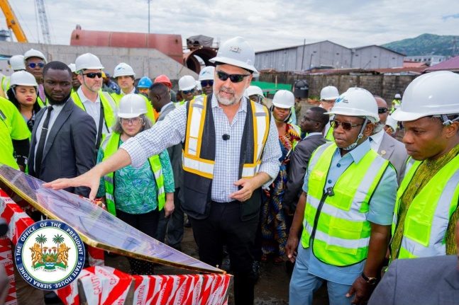 President Bio Inspects US$417 Million Nant Power Project as Sierra Leone Targets Major Electricity Boost in 2027