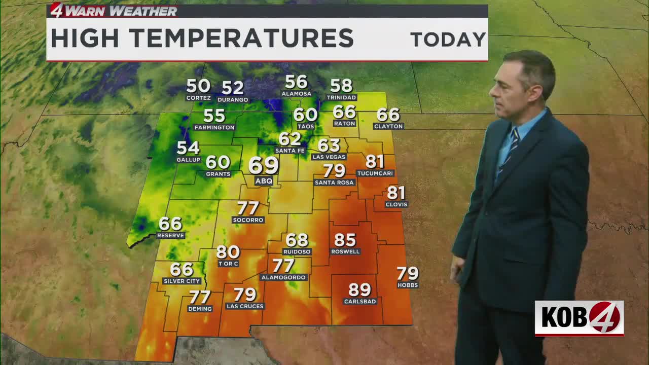 Quiet Wednesday before conditions change Thursday in New Mexico