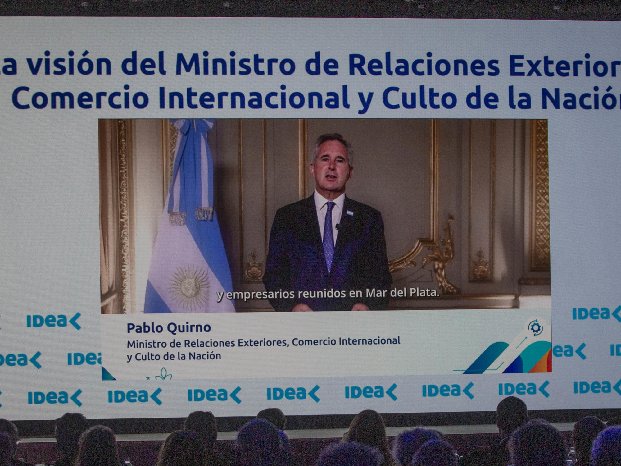 Quirno hizo un fuerte llamado a los empresarios para que inviertan