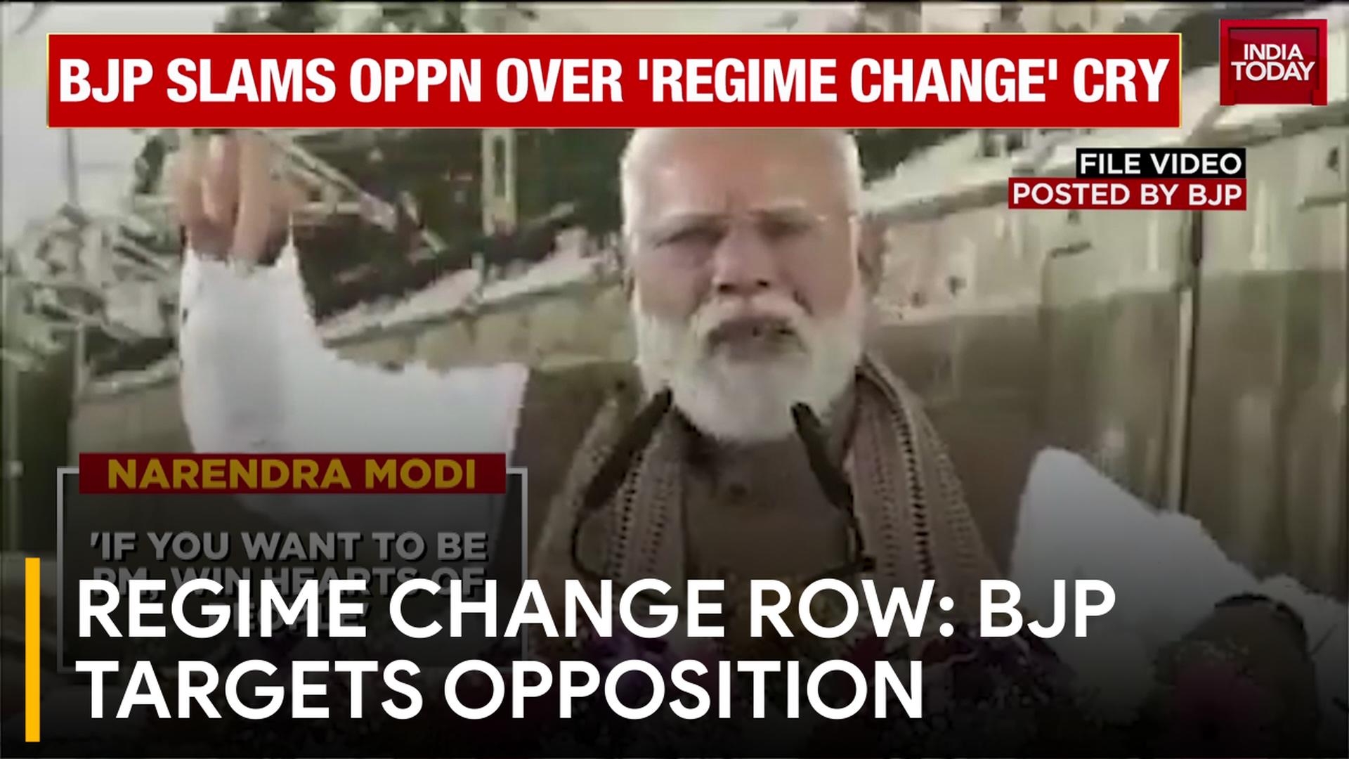 Regime Change Row: BJP Accuses Opposition Over Youth Stir And EC Protests