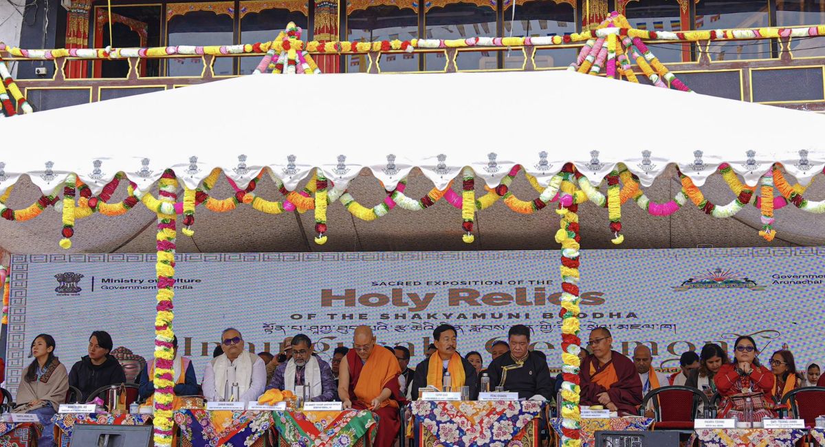 Sacred Piprahwa relics of Lord Buddha arrive in Tawang for three-week exposition