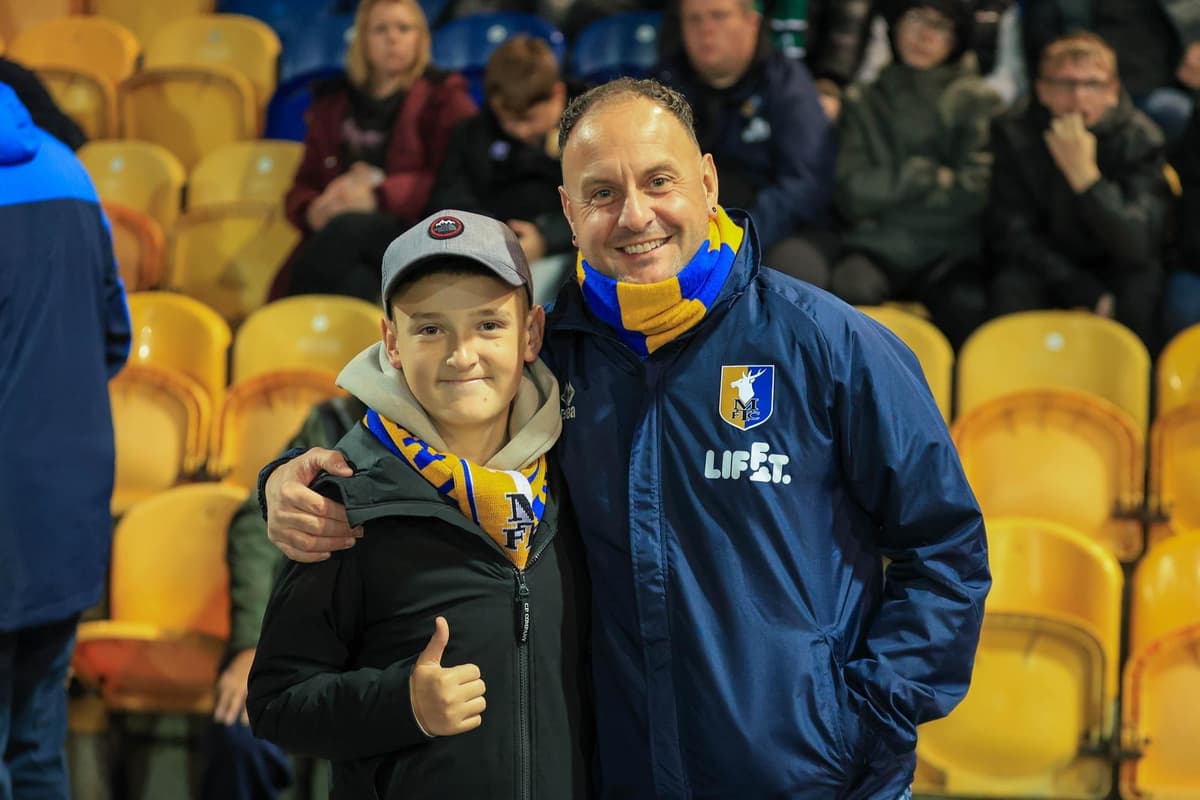 See if you can spot a Mansfield Town fan you know watching the eventful draw with Oxford
