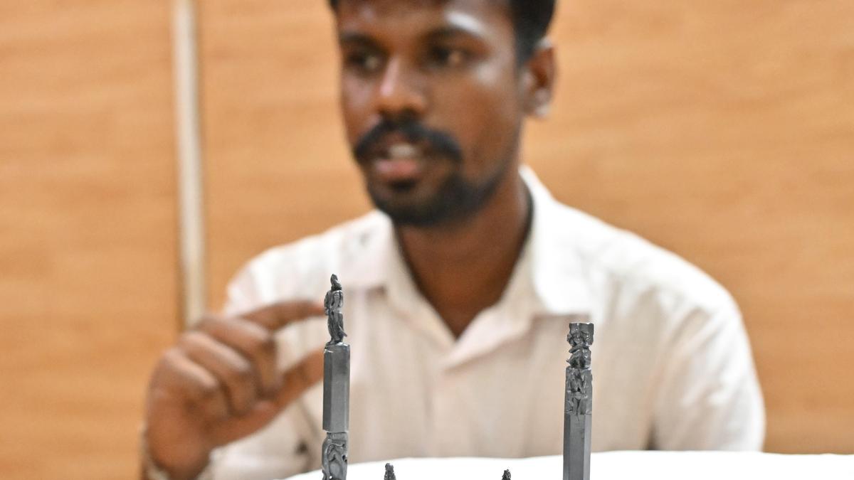 Self-taught artist recreates the magnificence of Tamil Nadu’s temples in miniature