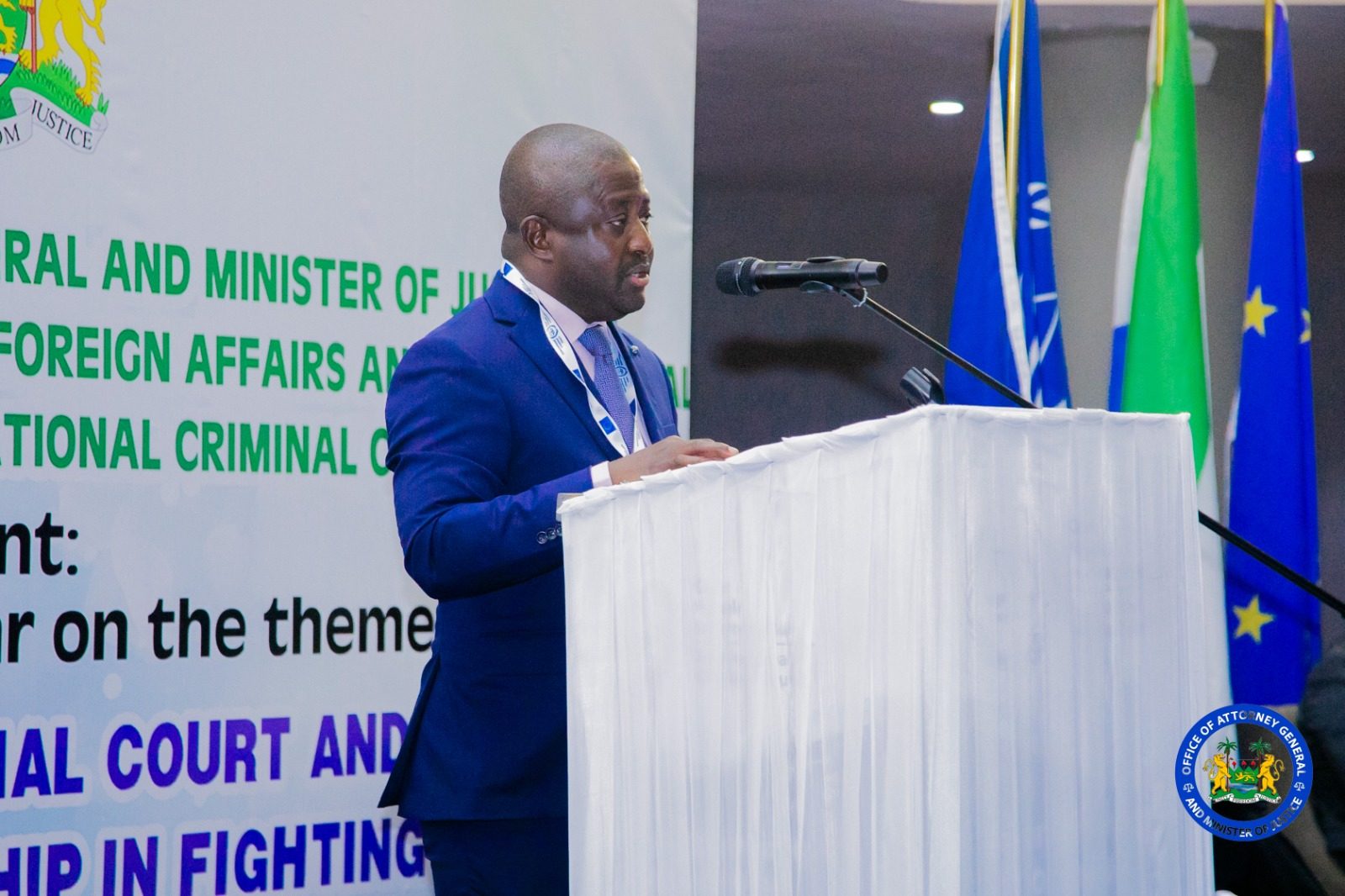 Sierra Leone Strengthens Fight Against Impunity as Attorney General Advocates Greater Support for ICC