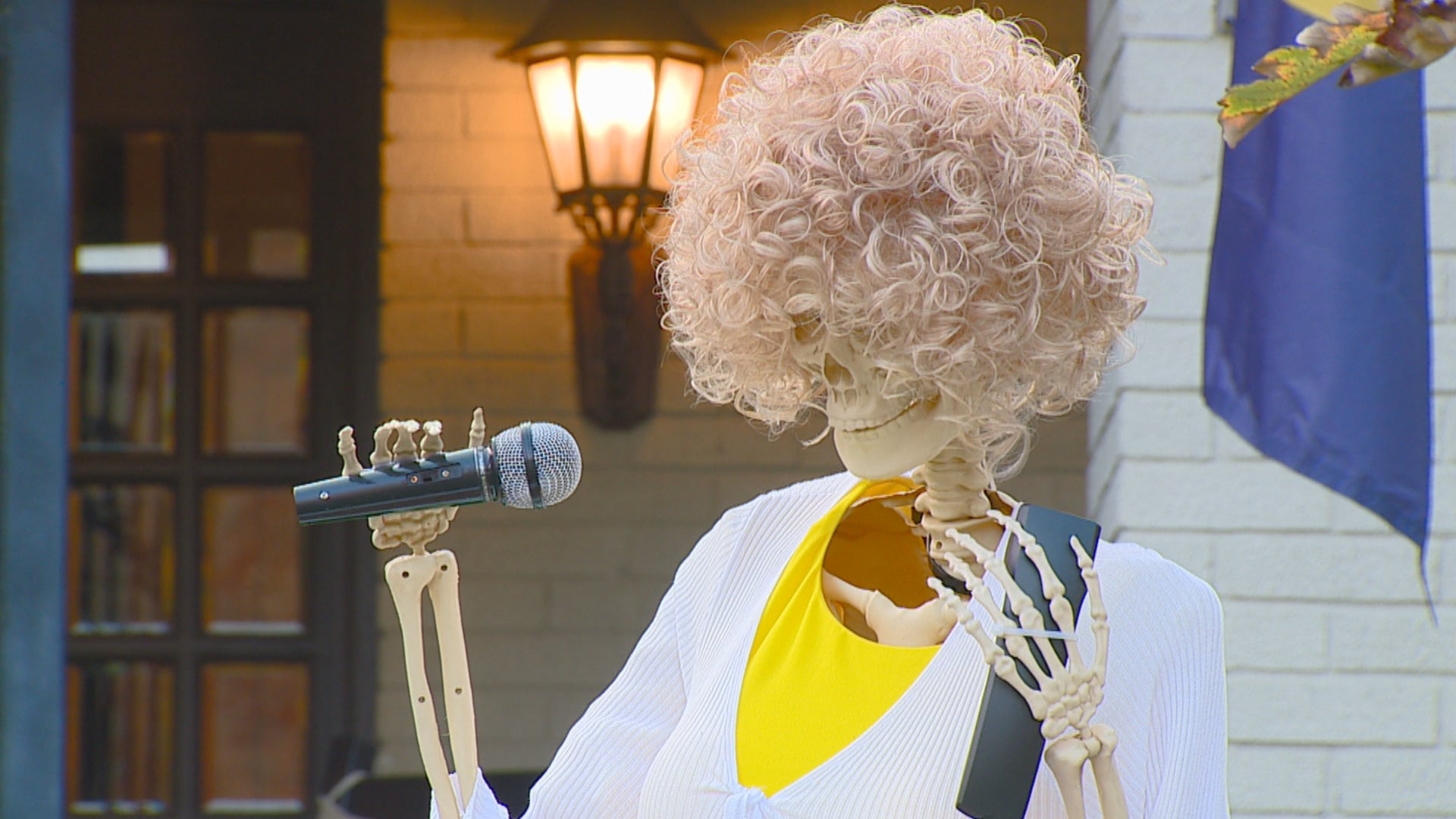 Skeletons on Indianapolis lawn celebrate Dolly Parton’s decadeslong career