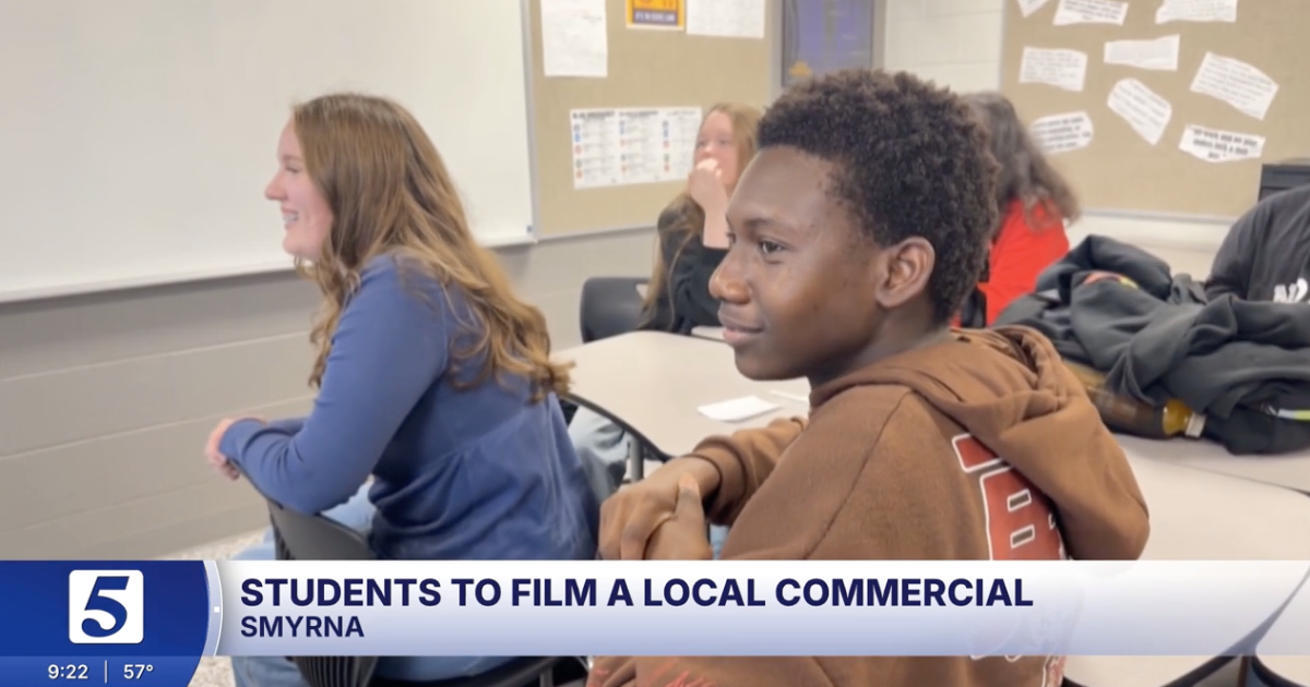 Smyrna High School students pitch real commercials for Blue Coast Burrito