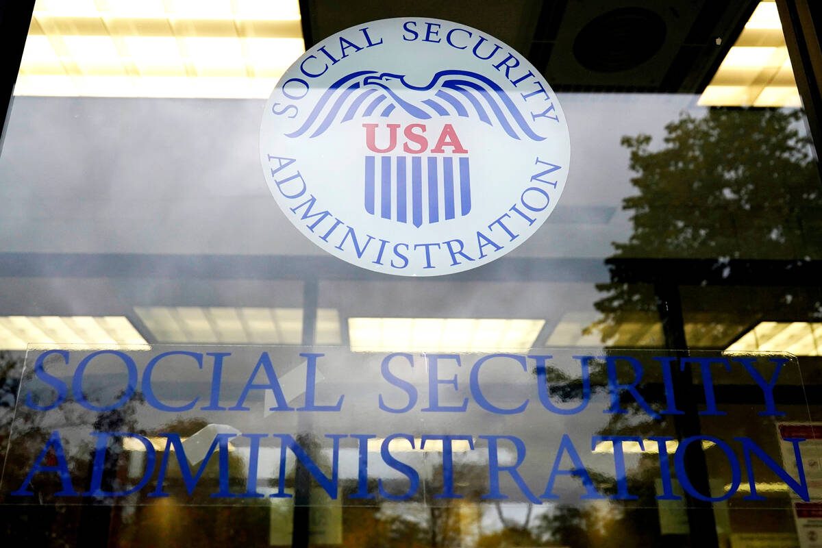 FILE - The Social Security Administration office is seen in Mount Prospect, Ill., Oct. 12, 2022 ...