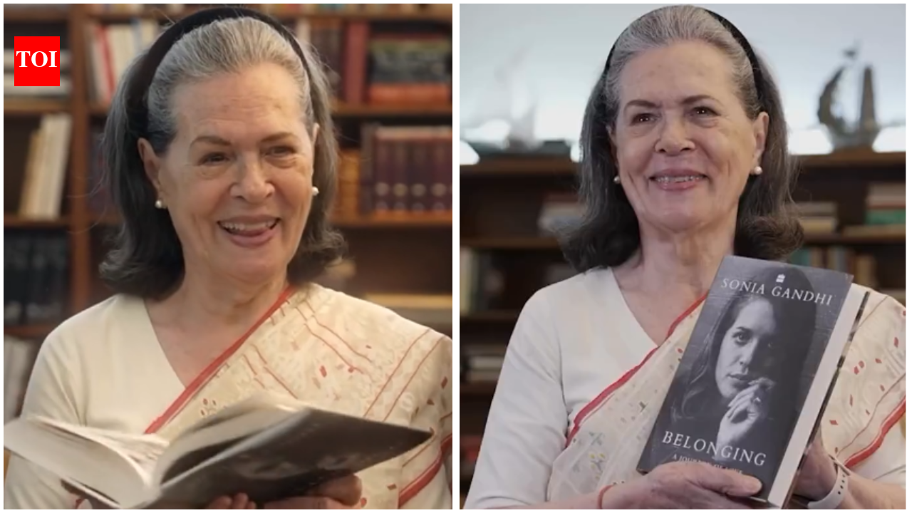 Sonia Gandhi Memoir: ‘Finding a place to belong’: Sonia Gandhi makes Instagram debut, shares first look of memoir | India News