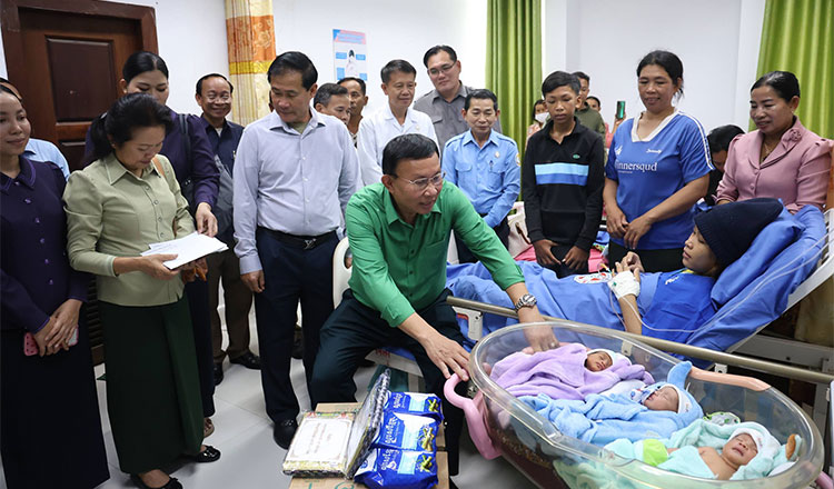State aid brings hope to new Pursat triplets