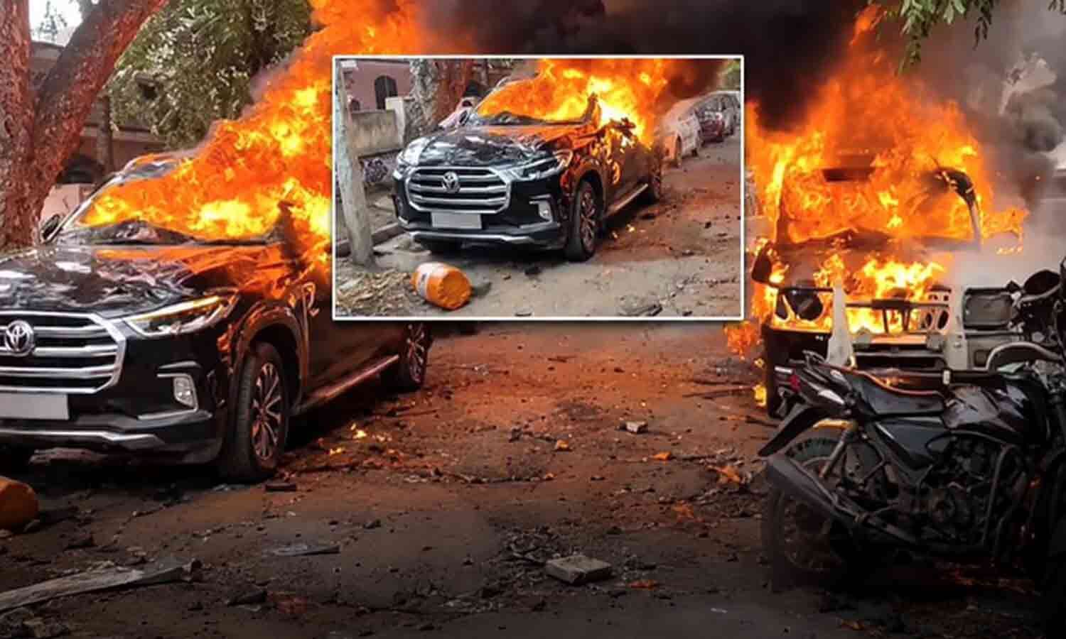 Tensions grips in Rayachoti amid YSRCP -TDP clashes, 15 cars destroyed