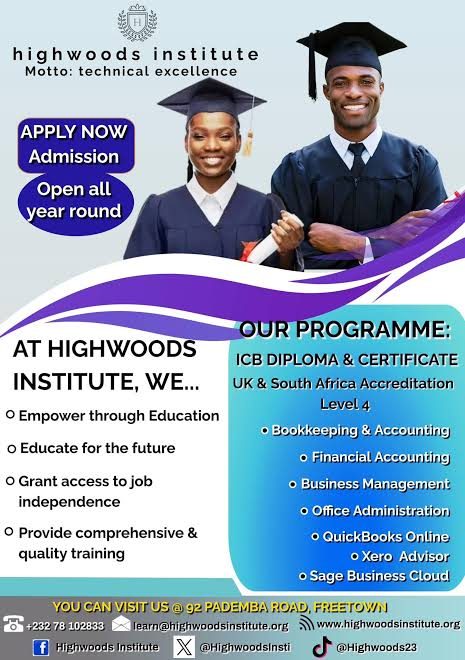 The Emergence of Highwoods Institute and the Changing Landscape of Accounting Education in Sierra Leone