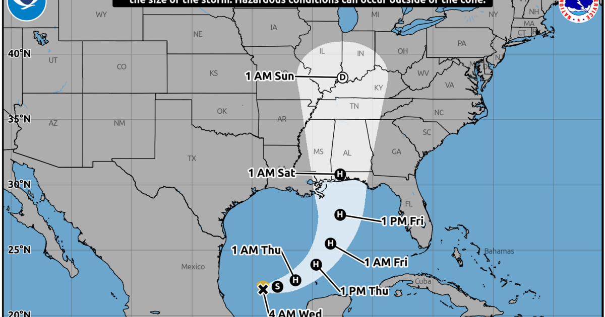 Tropical Storm Isaias forms in Gulf, forecast shifts east | Hurricane Center