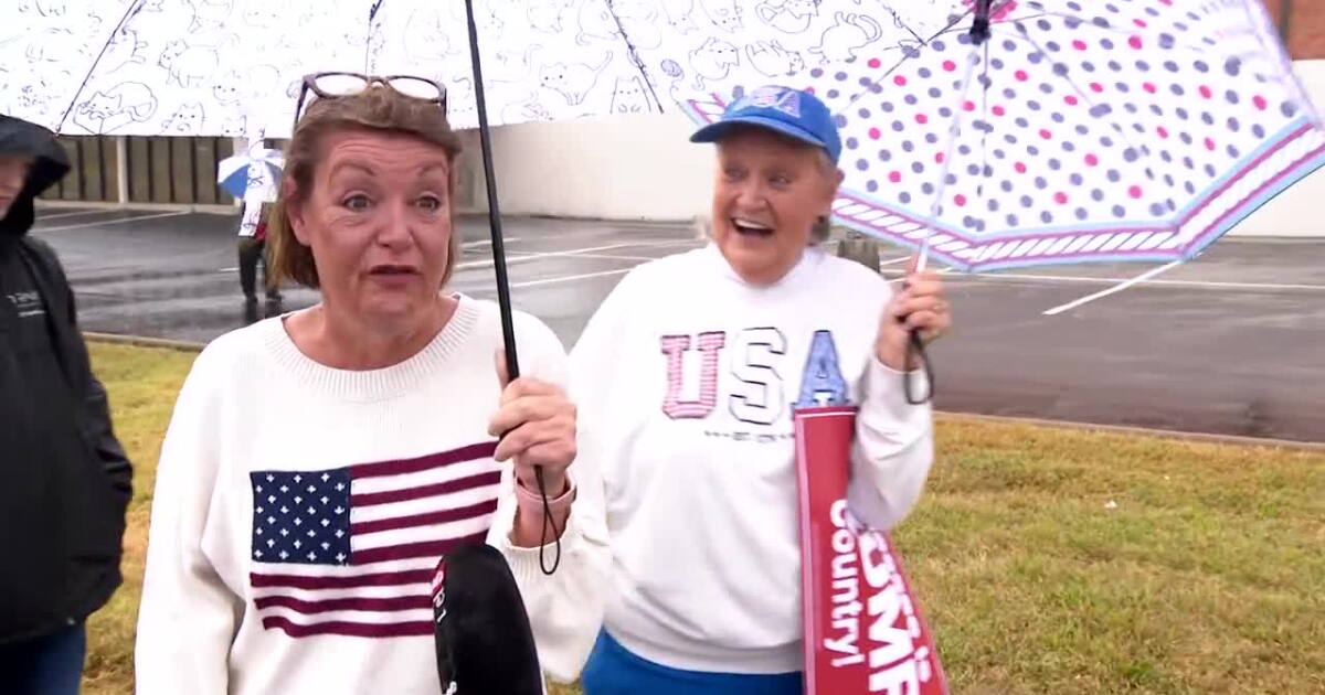 Trump Rally draws supporters, protesters to Clarksville