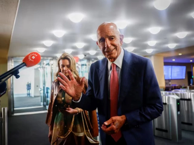 us pecial envoy for syria and ambassador to turkey tom barrack speaks to members of media the united nations headquarters in new york city us september 24 2026 reuters