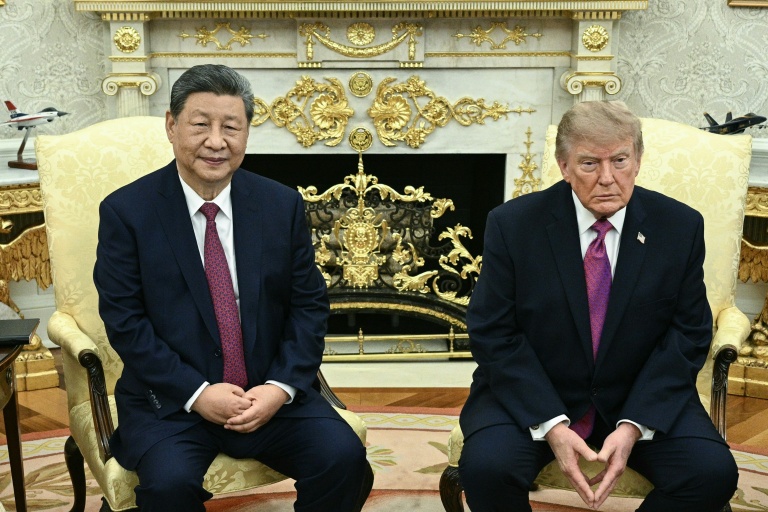 Trump says does not believe China, Russia helping Iran
