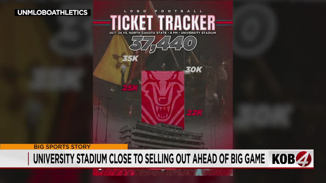 UNM Lobos game at University Stadium nears sellout with 31,000 tickets sold