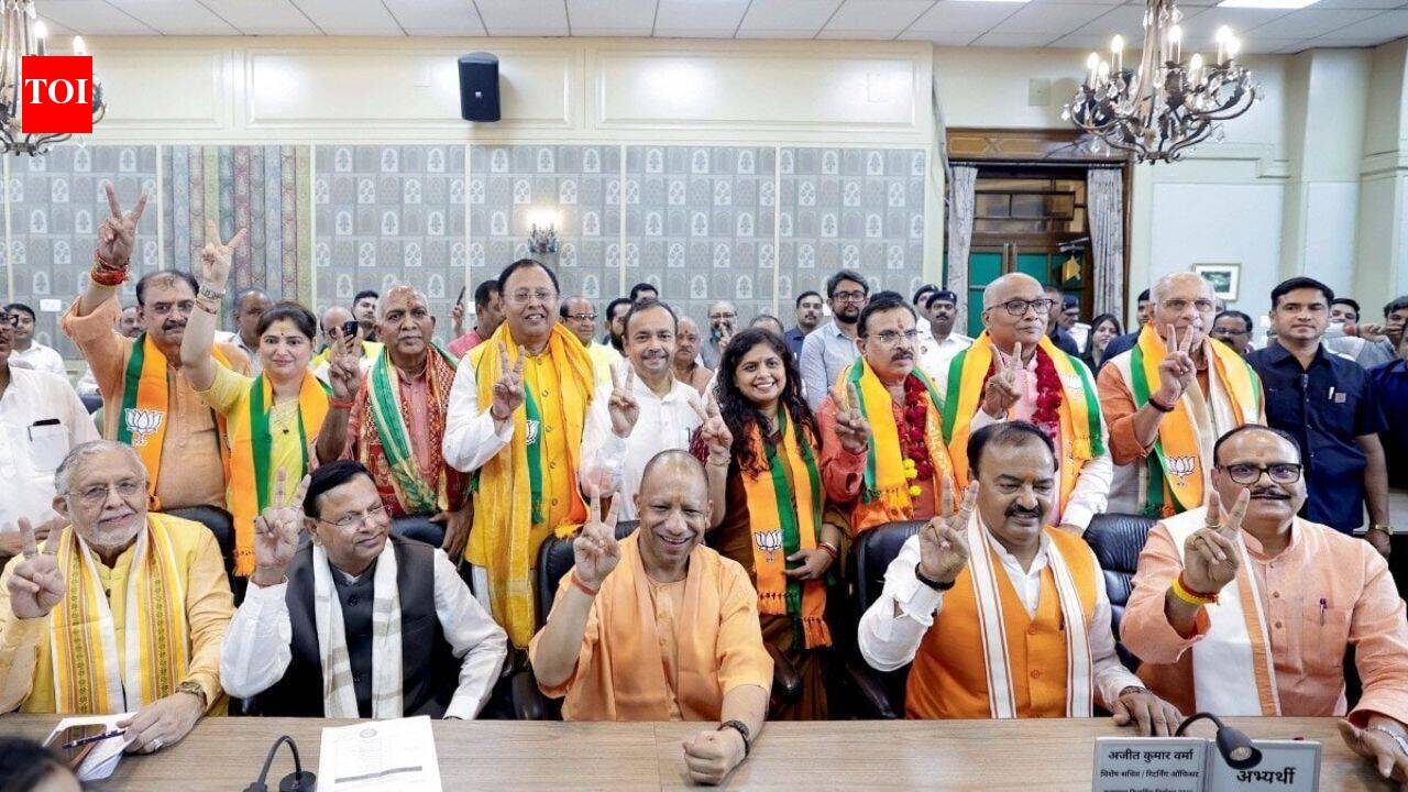 UP’s 10 Rajya Sabha seats filled unopposed: BJP gets 8, SP 2; Akhilesh says ‘focus is on 403’ | Lucknow News