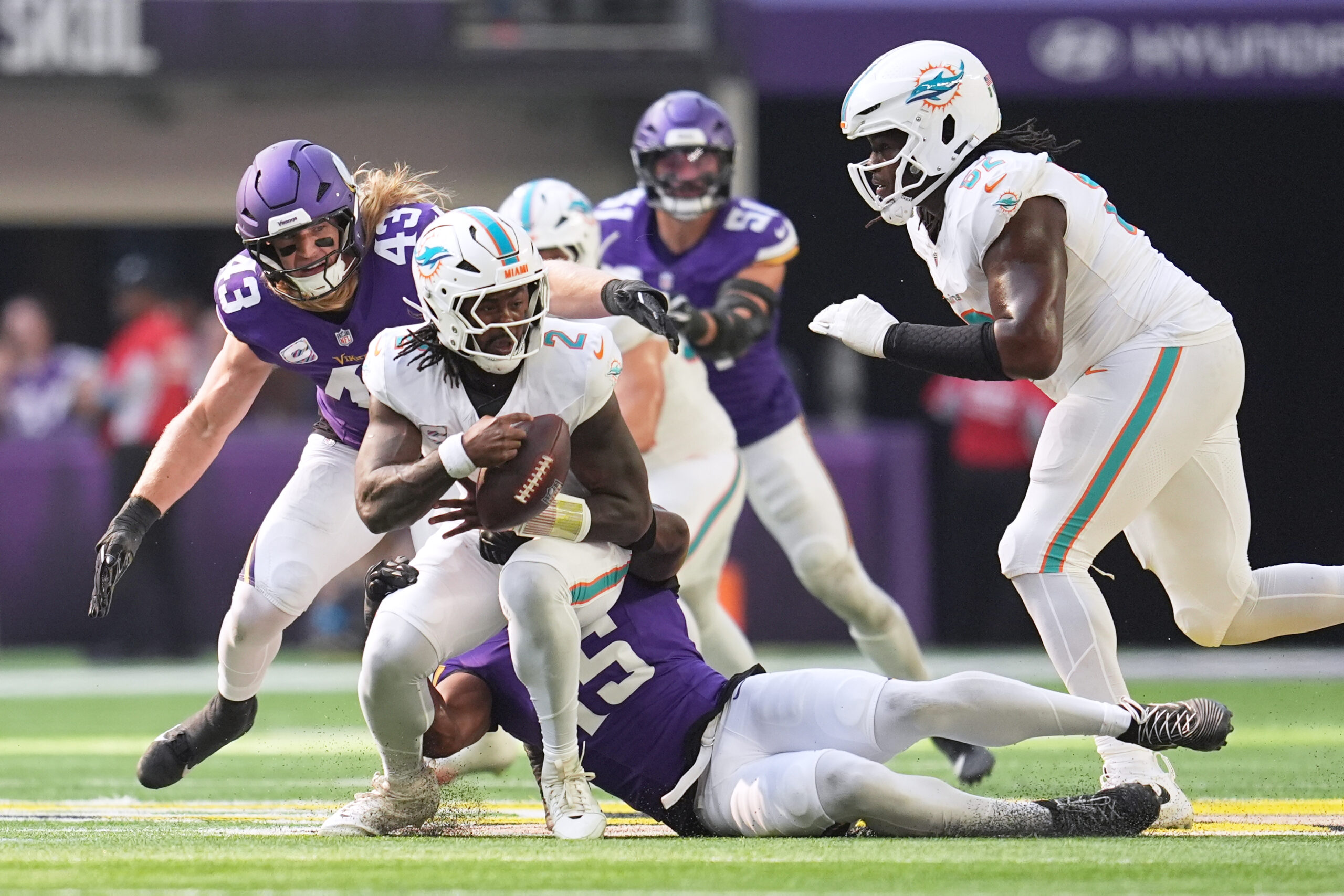 Unbeaten, defense-led Vikings head south to face the struggling Saints and QB Tyler Shough