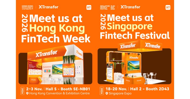 XTransfer Returns to Hong Kong FinTech Week and Singapore FinTech Festival for Third Consecutive Year